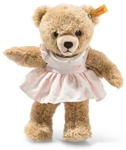 Steiff Bamse med lyserød pyjamas, 28cm - Steiff