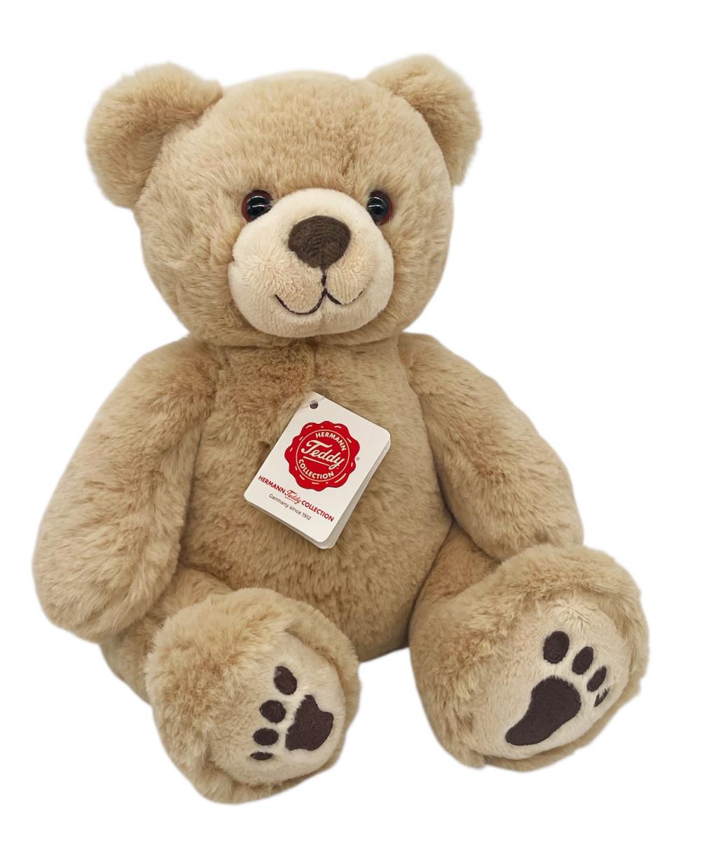 Teddy Hermann Teddybjørn med broderede poter, 31 cm (beige) – Teddy Hermann