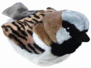 Gråspurv med fugl vokalisering, 14cm - Wild Republic