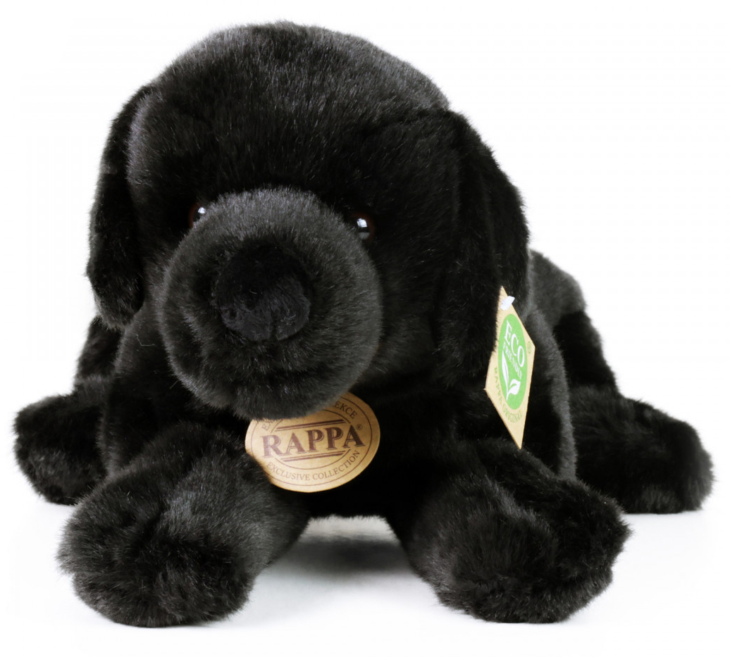 Rappa Toys Labrador, sort (liggende) - Rappa Toys