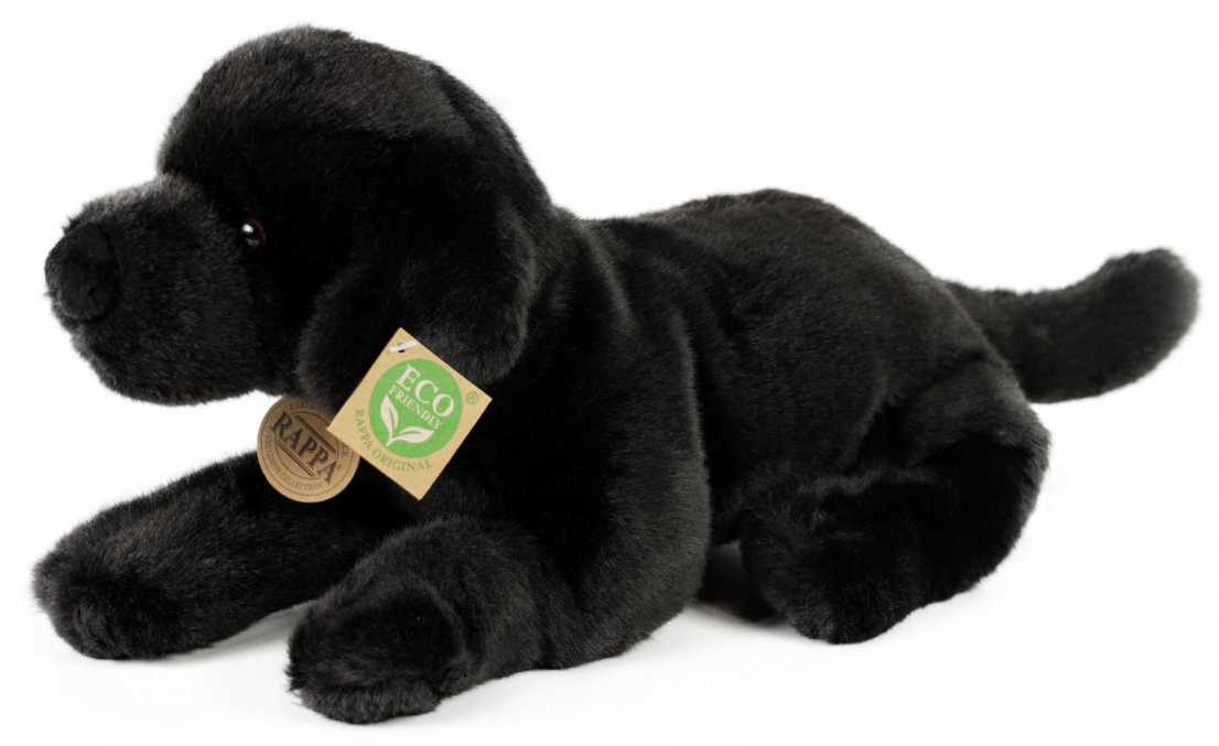 Rappa Toys Labrador, sort (liggende) - Rappa Toys