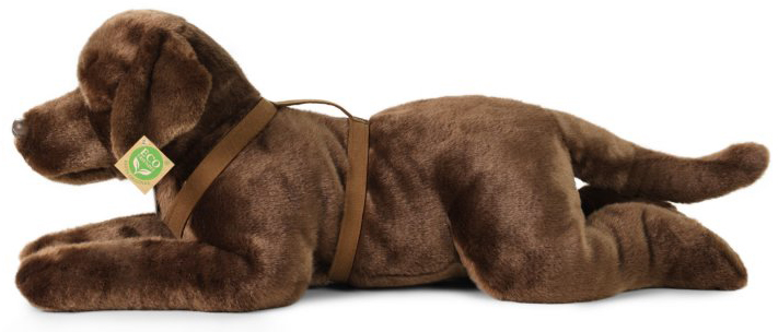 Rappa Toys Labrador, brun, 61cm (liggende) - Rappa Toys