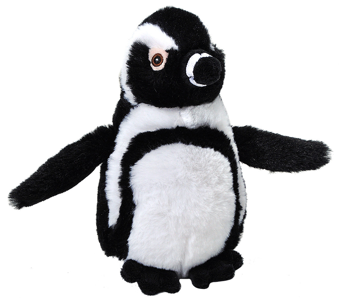 Wild Republic Ecokins Pingvin, sort - Wild Republic