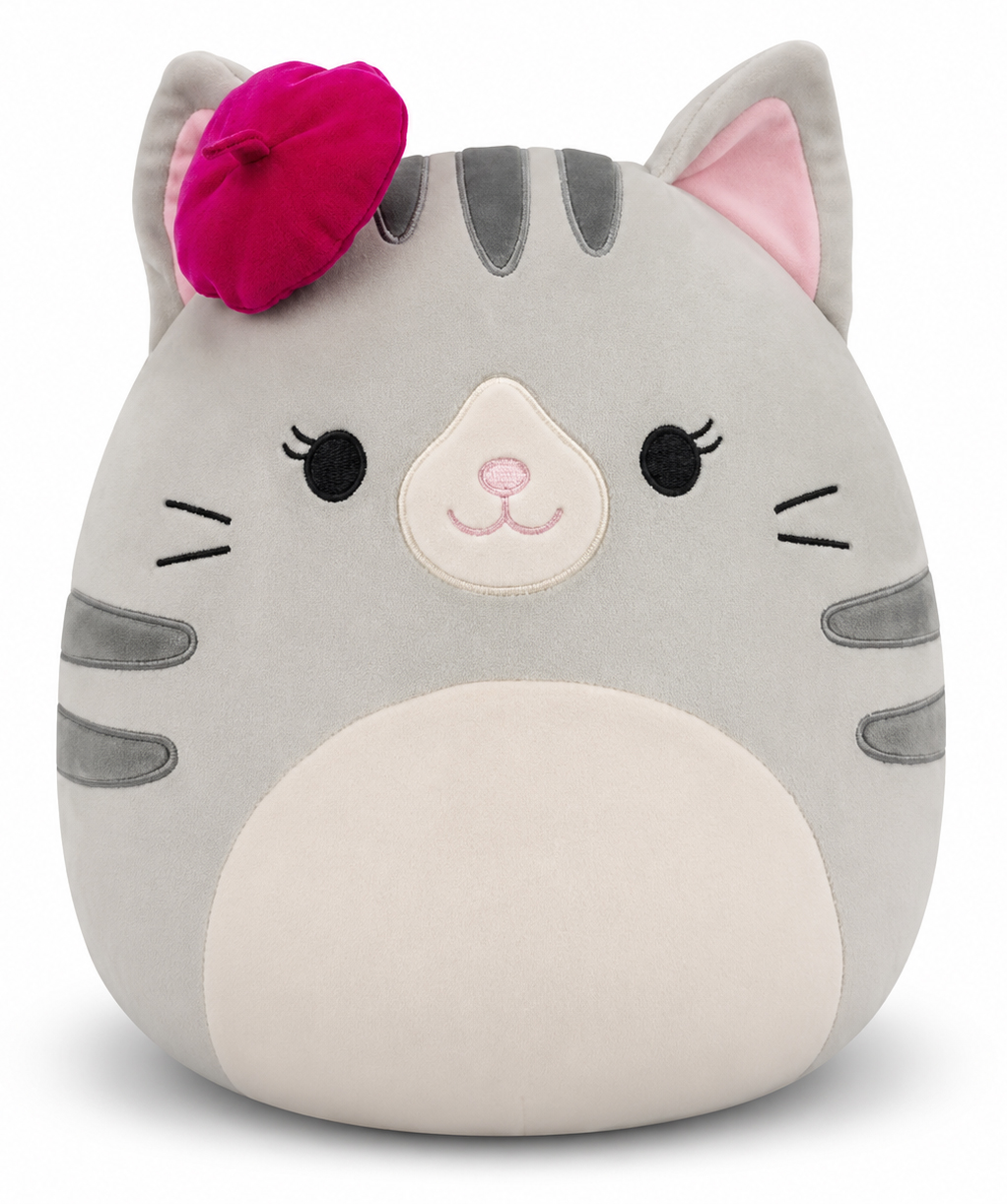 Squishable Squishmallows Tally Grå Kat (30 cm)