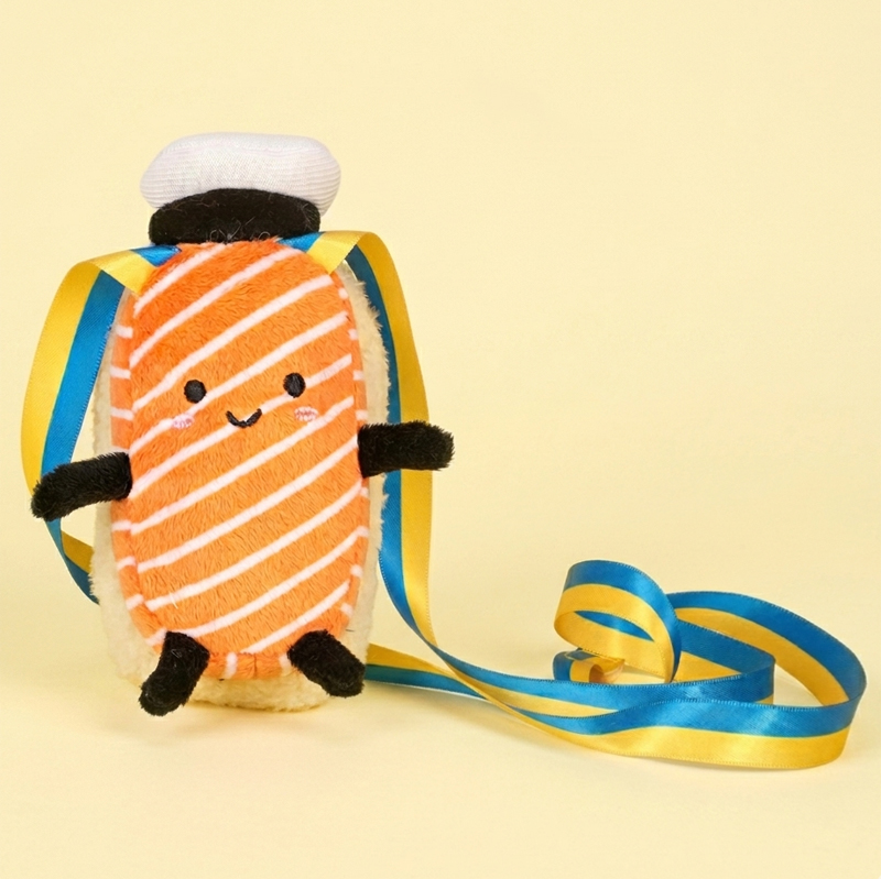 Habibi Plush Studenterbamse Sushi