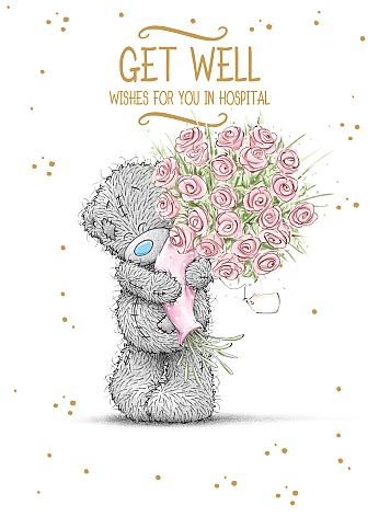 Kort, Get Well wishes for you on hospital - Me To You