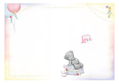 Kort, It's your birthday, bamse med Cupcake - Me To You