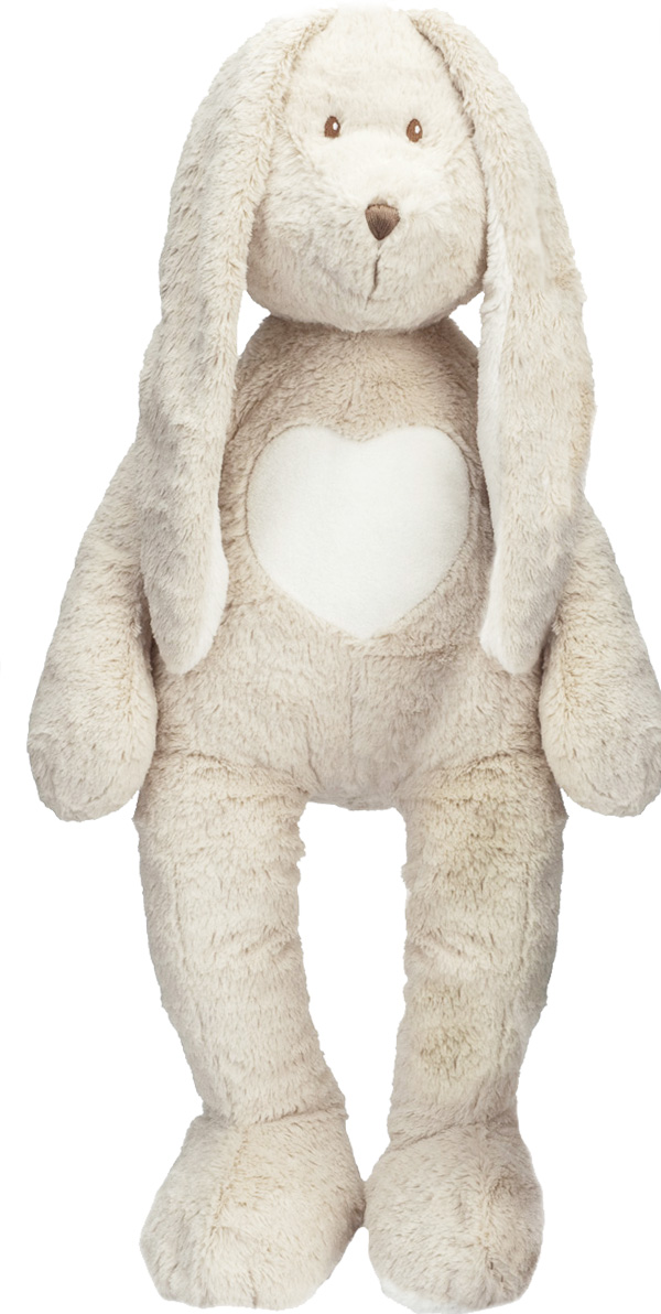 Teddykompaniet Kanin Teddy Cream XL, 70cm - Teddykompaniet