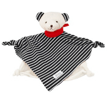 Sutteklud Bamse, blå (økologisk)