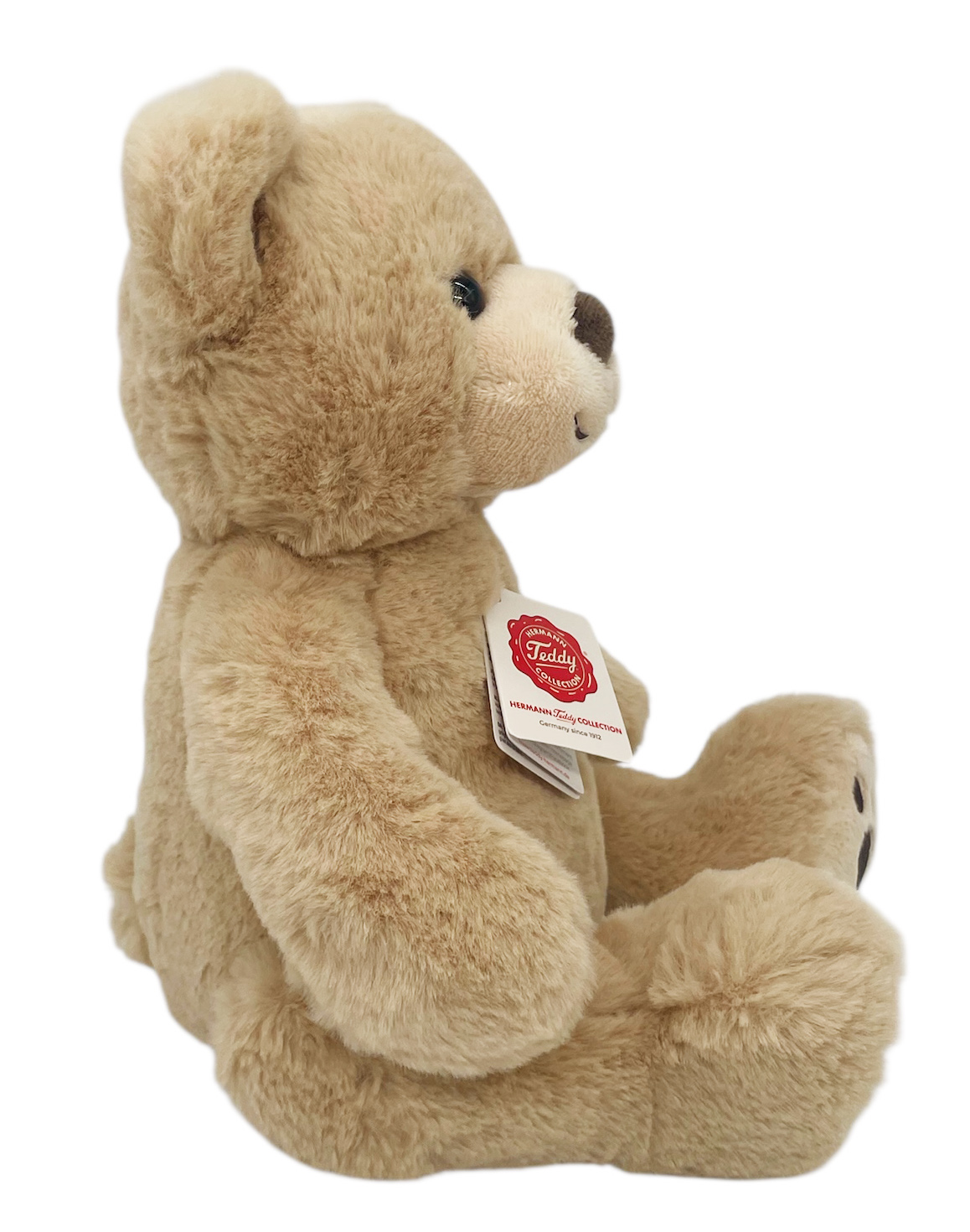 Teddy Hermann Teddybjørn med broderede poter, 31 cm (beige) – Teddy Hermann