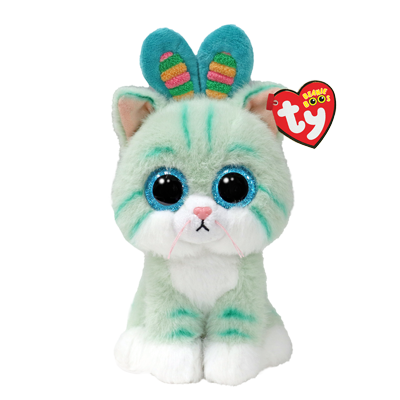 TY Beanie Boos Gumdrop Kat (med kaninører) - TY Bamser
