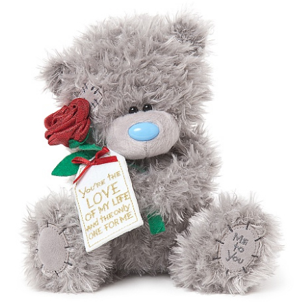 Bamse med rose, Love of my life, 20cm - Me To You