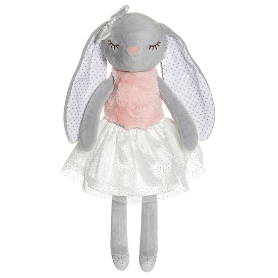 Teddykompaniet Ballerinas, Kaninen Kelly (grå) - Teddykompaniet