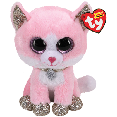 TY Beanie Boos Fiona (rosa katt) - TY Bamser