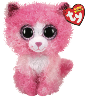 TY Beanie Boos Reagan (Lyserød kat) - TY Bamser