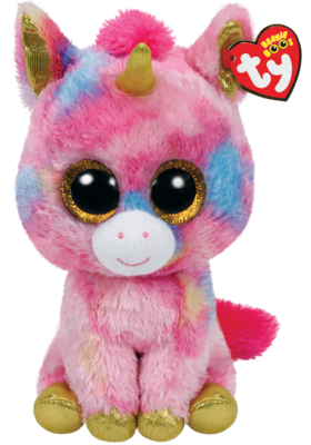 TY Beanie Boos Fantasia (Lyserød enhjørning) - TY Bamser