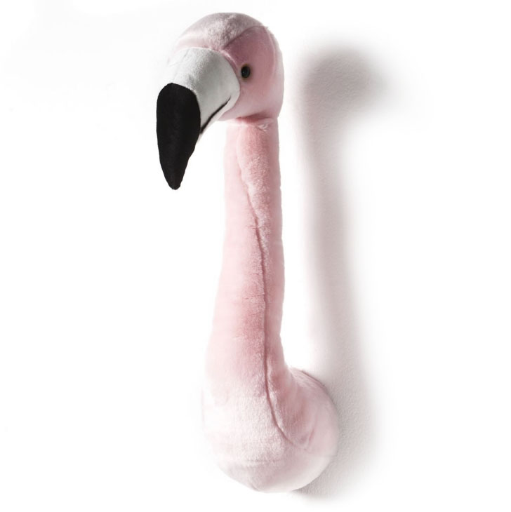 Brigbys Flamingo hoved vgdekoration - Brigbys