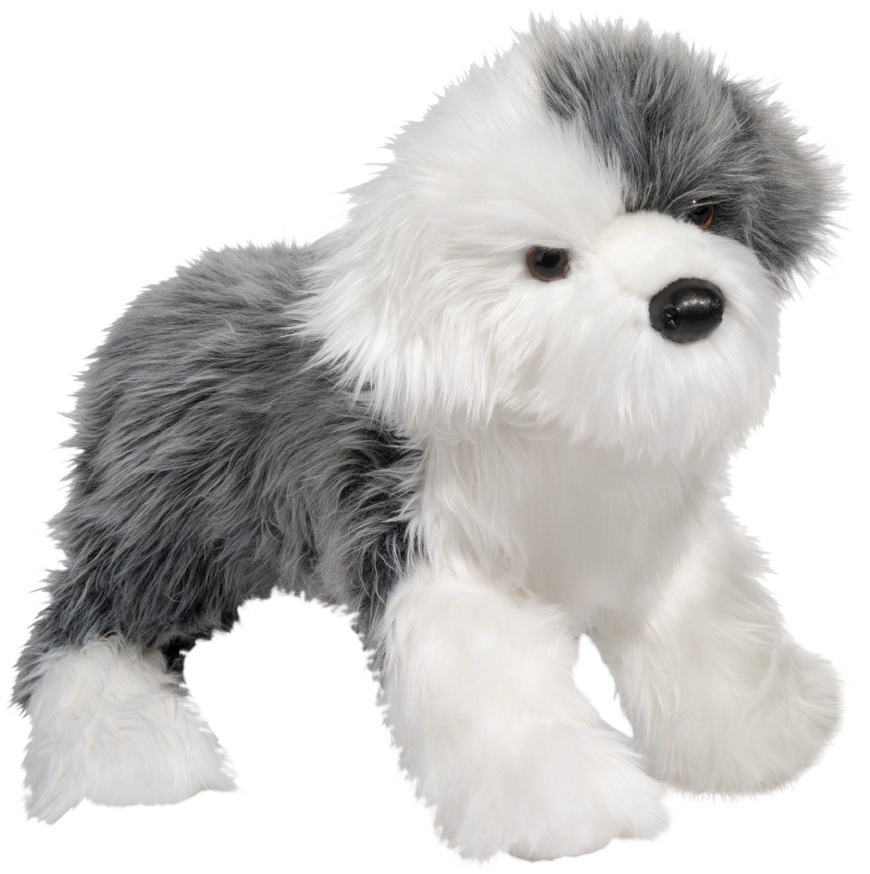 English Sheepdog (Stor Tøjdyr) - Douglas Tøjdyr