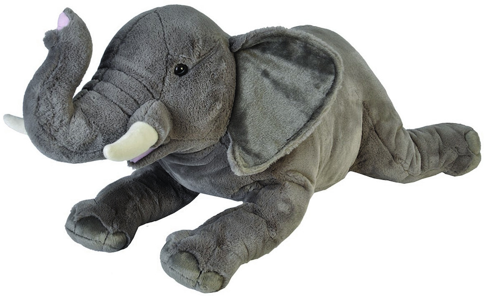 Jumbo Elefant, Stor Elefant, 76cm - Wild Republic | GetaTeddy.dk