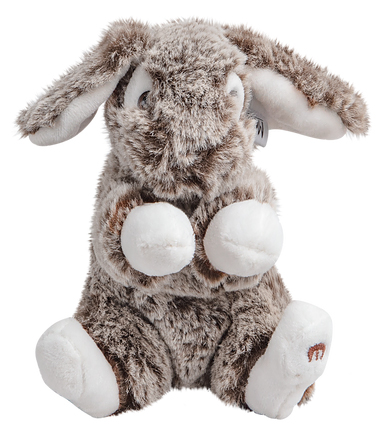 Kanin Luna, Mørkebrun, 16cm fra Molli Toys, GetaTeddy.dk