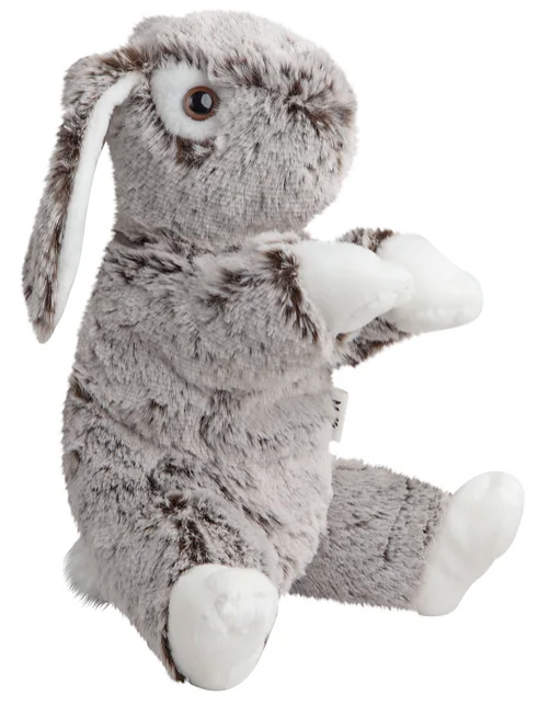 Kanin Maskros (grå/brun), 23cm - Molli Toys | GetaTeddy.dk