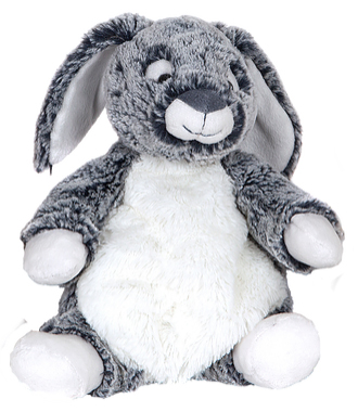 Kanin Melvin (gr), 21cm - Molli Toys| GetaTeddy.dk