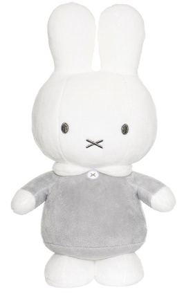 Miffy, Stor, Grå kjole, Kanin Tøjdyr, Teddykompaniet,