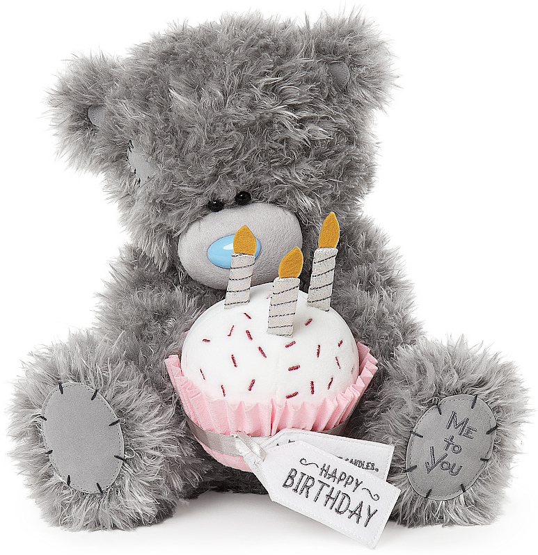 Bamse med fødselsdagskage, 30cm - Me To You