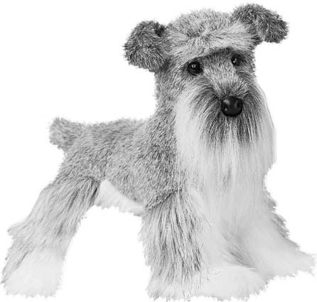 Schnauzer - Douglas tøjdyr