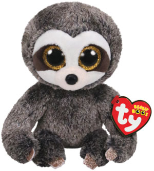 TY Beanie Boos Dangler (Grå Dovendyr) - TY Bamser