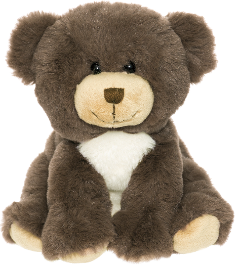Dreamies Siddende bamse, 17cm, brun - Teddykompaniet