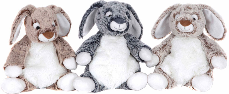 Kanin stor, Lysebrun, 21cm - Molli Toys | GetaTeddy.dk