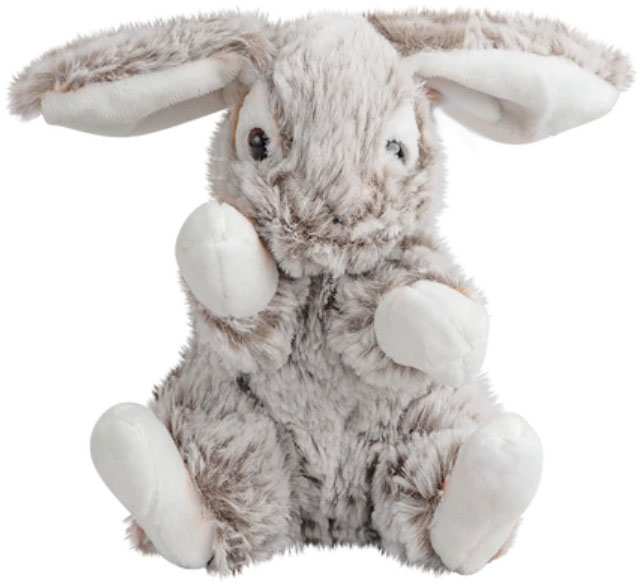 Molli Toys Kanin Lucy (grå/brun), 16cm - Molli Toys