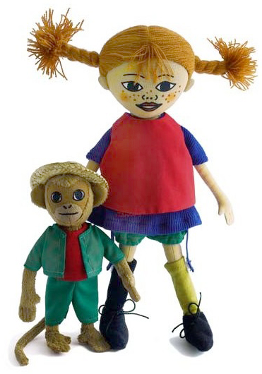 Habibi Plush Pippi Langstrmpe & hr. Nilsson