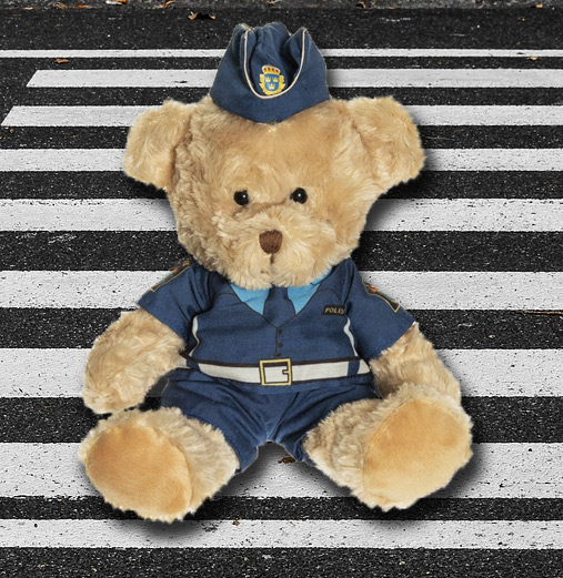 Teddykompaniet Politibamse Lage - Teddykompaniet