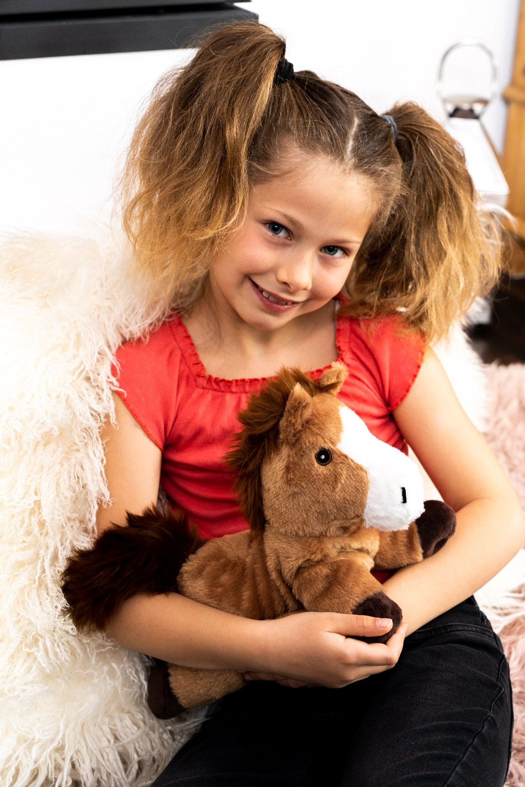 Varmebamse Pony Polly | GetaTeddy.dk