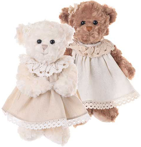 Bamse Sisters, 35cm - Bukowski Design (Brun)