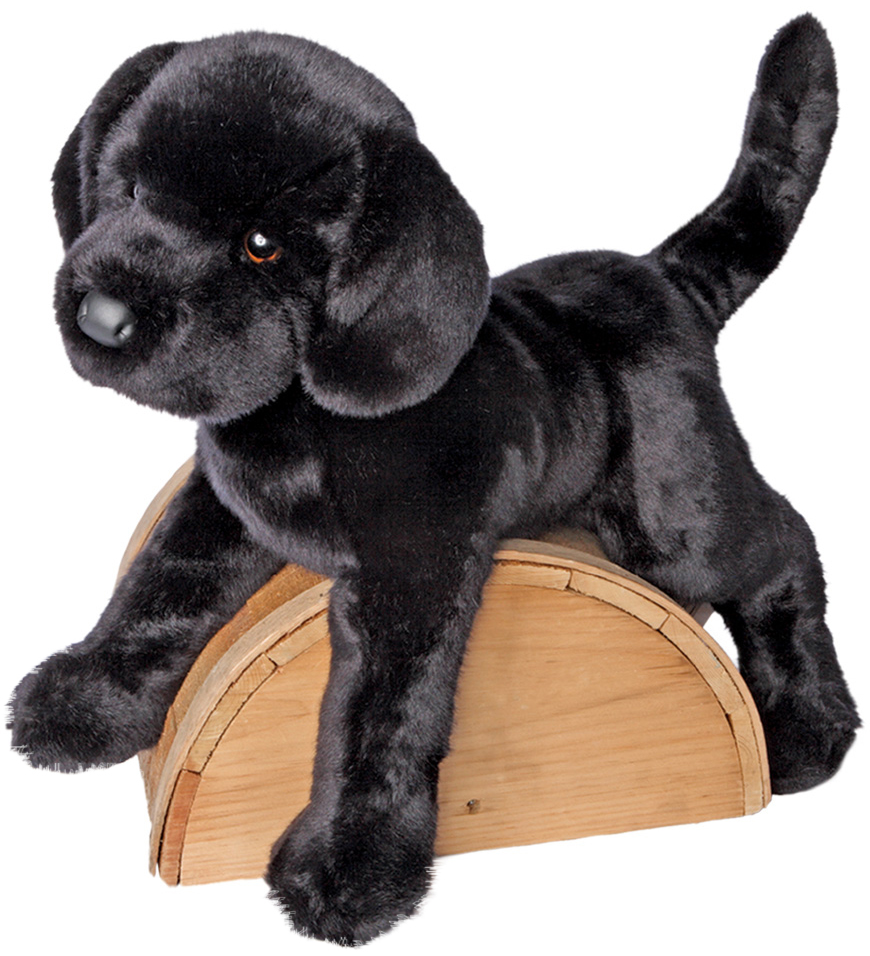 Sort Labrador - Douglas tøjdyr
