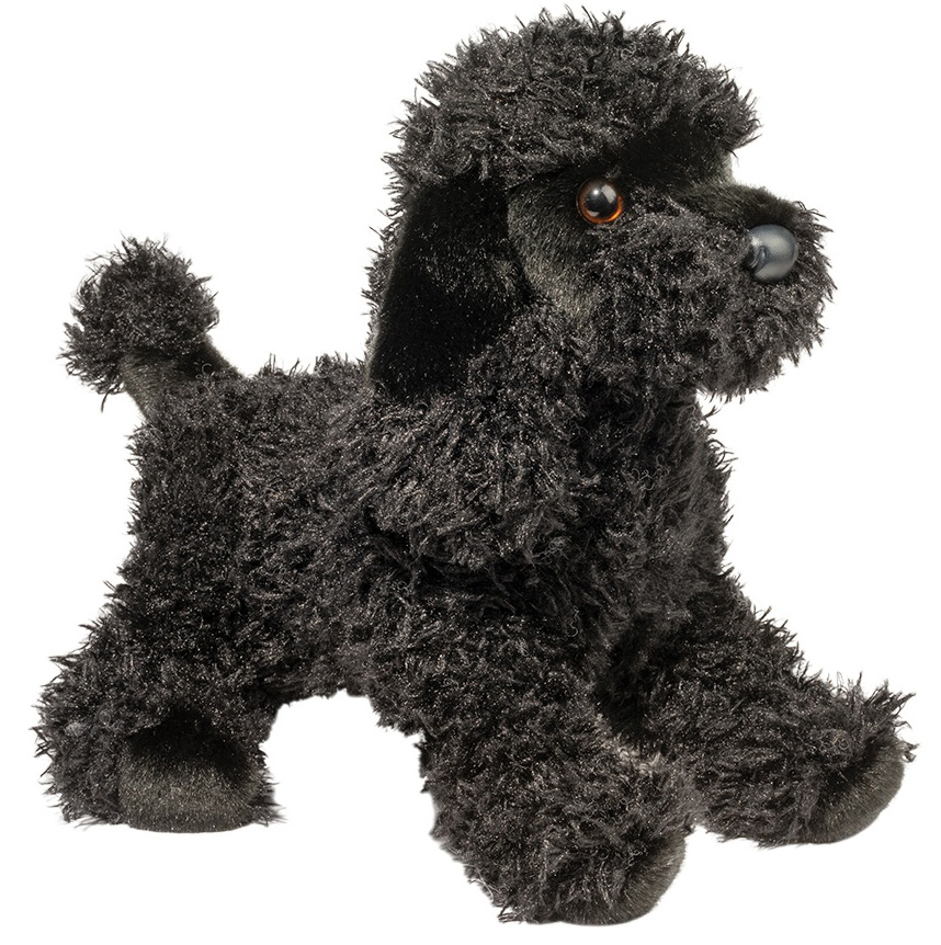 Douglas Toys Puddel Sort - Douglas Tøjdyr