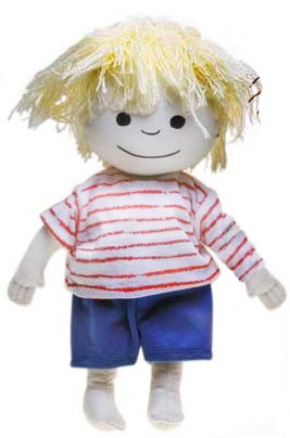 Hjelm Förlag Totte (Totte & Emma) (blød dukke)